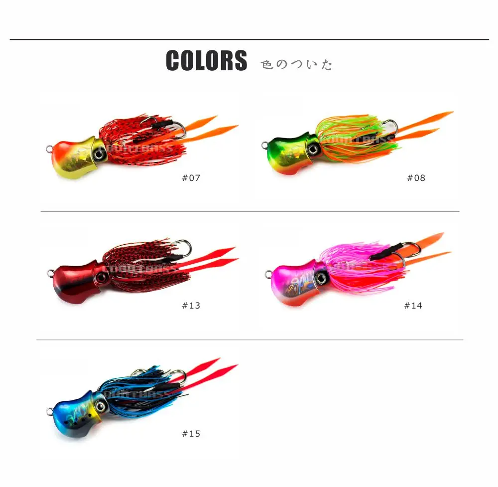 Countbass 150 g 5,3 Unzen salzige Gummiunterseite Madai Snapper Jig, Salzwasser-Angel-Jigging-Köder – Detail 7