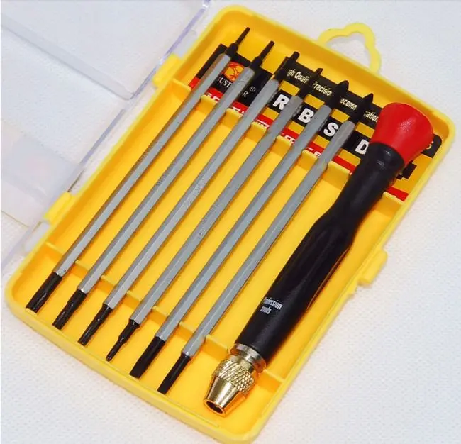 high quality 7pcs precision screwdriver set for household precision working telecommunication repair NO.9126 freeshipping