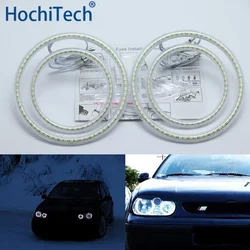 Ultra bright SMD white LED angel eyes ring kit daytime running light DRL for Volkswagen golf 4 MK4 1998-2004