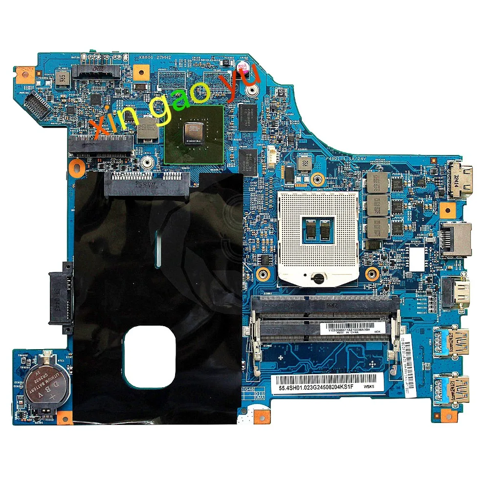 Original For Lenovo For IdeaPad G580 G480 Motherboard 48.4SG12.011 LG4858 11S90000311  HM76 PGA989 DDR3 100% Tested Perfectly