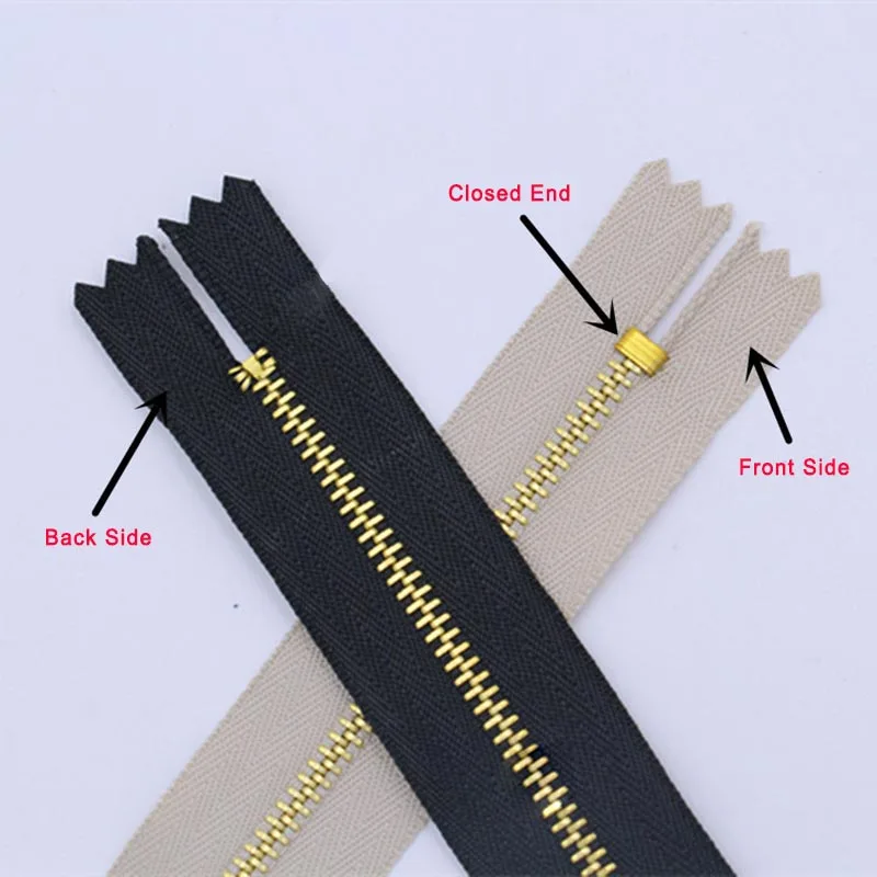 10 piece 3# 8cm 10cm 11cm 12cm 13cm 15cm 18cm 20cm Sewing Metal Zippers Auto Lock DIY Zip For Sewing Jeans Footwear Denim Skirt