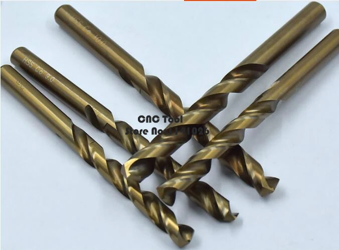 5PCS 8.6mm-13mm HSS-Co Hemp Flowers M35 Cobalt Drill Special Stainless Steel Twist  Drill Bits ( 8mm/9mm/10mm/11mm/12mm/13mm)