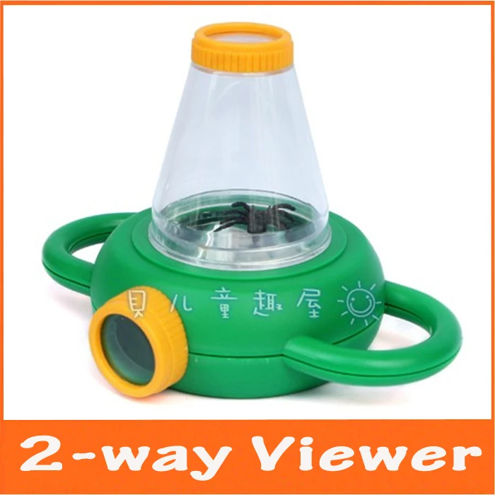 Birthday Gift for Children Student's Dual-way Two Way Bug Insect Observation Viewer Kid's Toy Magnifier Magnifying Glass Loupe