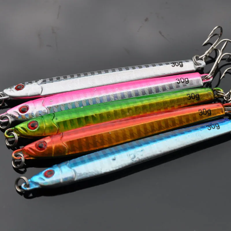 Jig oceánico metálico – Señuelo de plomo para pesca profunda y eficaz - imagen 2