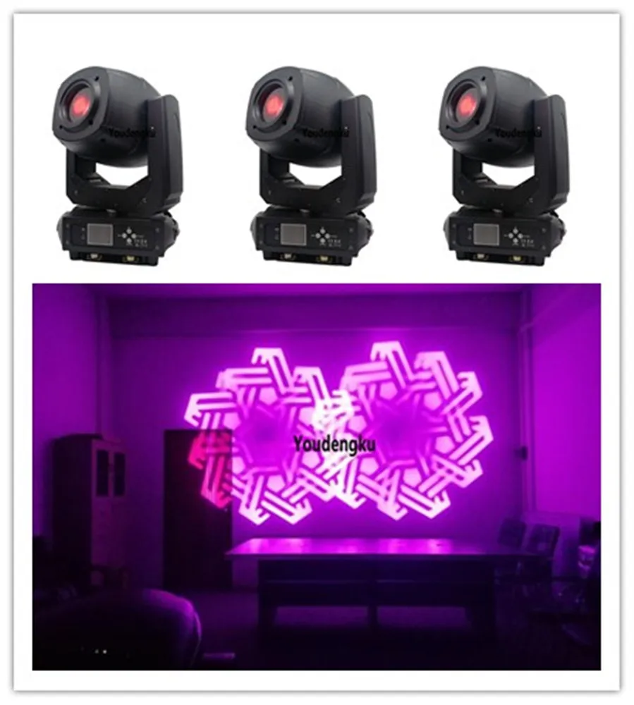 2 pieces Double 6+8 prism 3 in1 led moving head zoom spot beam dmx stage light Lyre spot beam 7r 230w led moving head light