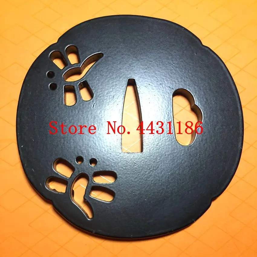 Forged parts iron Tsuba fitting For Japanese Katana accessory Samurai Sword Handmade DIY