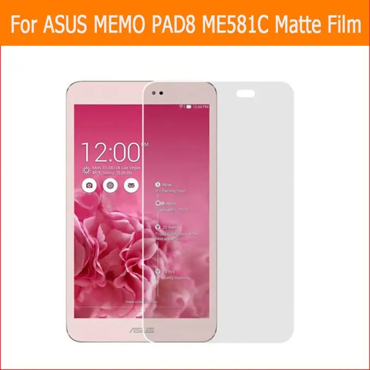 

Premium anti-glare matte protector film For ASUS MEMO PAD8 ME581C 8.0" tablet front Anti-Fingerprint screen protective films