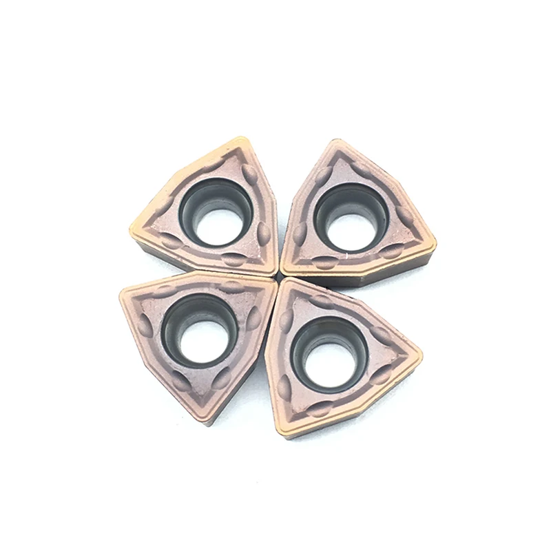 10pcs WCMT06T308 FN ACZ 330 ที่น่าเบื่อเจาะกลึง cnc เครื่องมือ wcmx06t308 แทรกสำหรับ u เจาะ