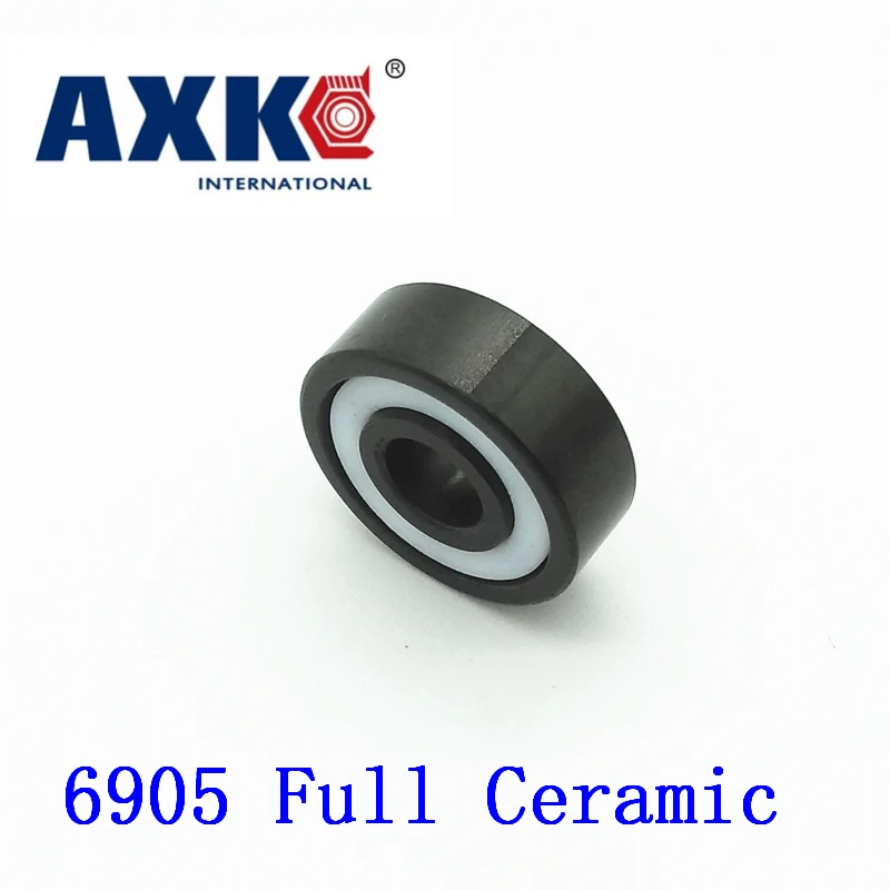 

2023 New Rolamentos Axk 6905 Full Ceramic Bearing ( 1 Pc ) 25*42*9 Mm Si3n4 Material 6905ce All Silicon Nitride Ball Bearings