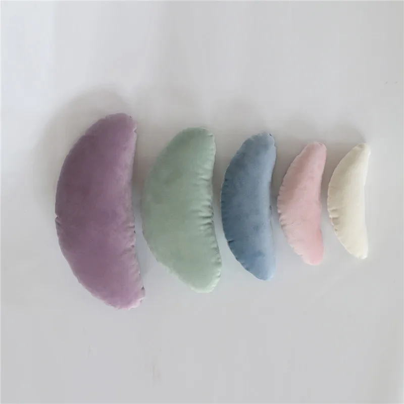 

5pcs Newborn Posing Fleece Beans Positioner Professional Pillows Newborn Baby Cushion Crescent Pillow Photography Accessories