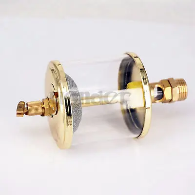 

1/2" BSP Male x 3" Outer Diameter Brass Sight Gravity Drip Feed Oiler Lubricator Oil Cup For Hit Miss Engine