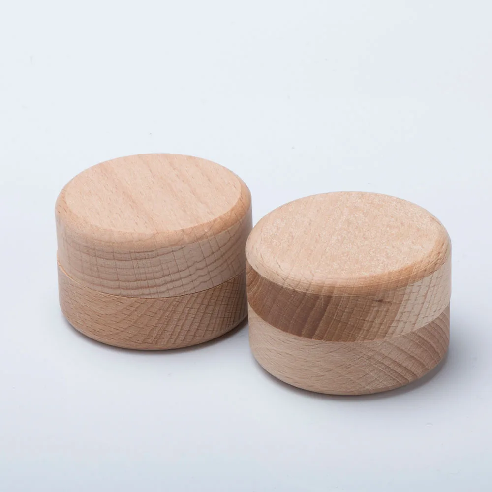 1Pcs Small Round Storage Box Handmade Jewelry Organizer Soap Crafts Case Vintage Decorative Natural Craft Jewelry Box