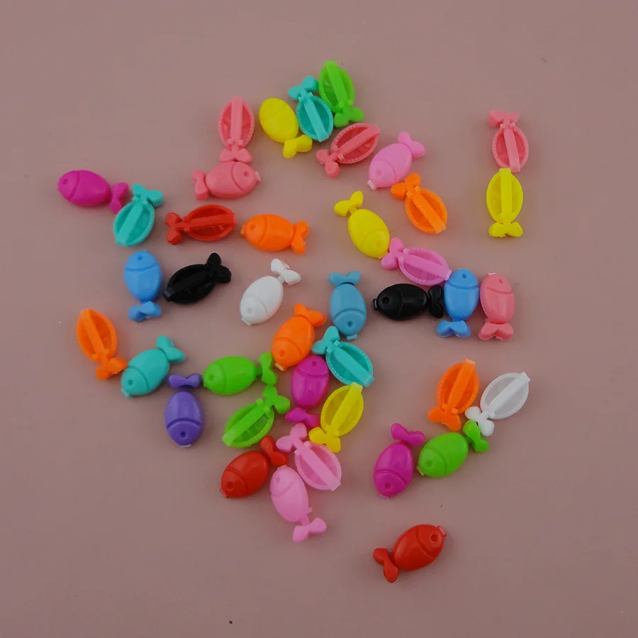 100PCS 1.2cm*2.3cm Chunky Fish Plastic Side Hairpins Sunflower Hair Clips for Kids Hair Accessories Frog Hair Barrettes