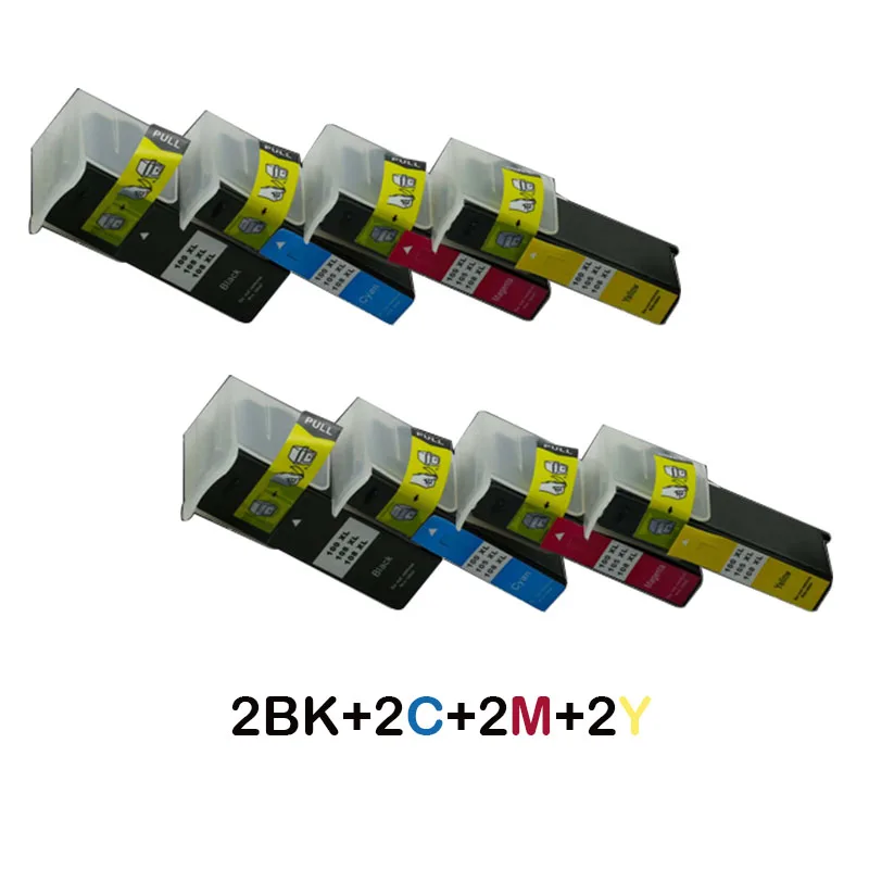 

8x Compatible Ink Cartridge For Lexmark 100 100XL 108XL For Lexmark S305 S405 S505 S605 Pro205 Pro705 Pro805 Pro905 708 Printer