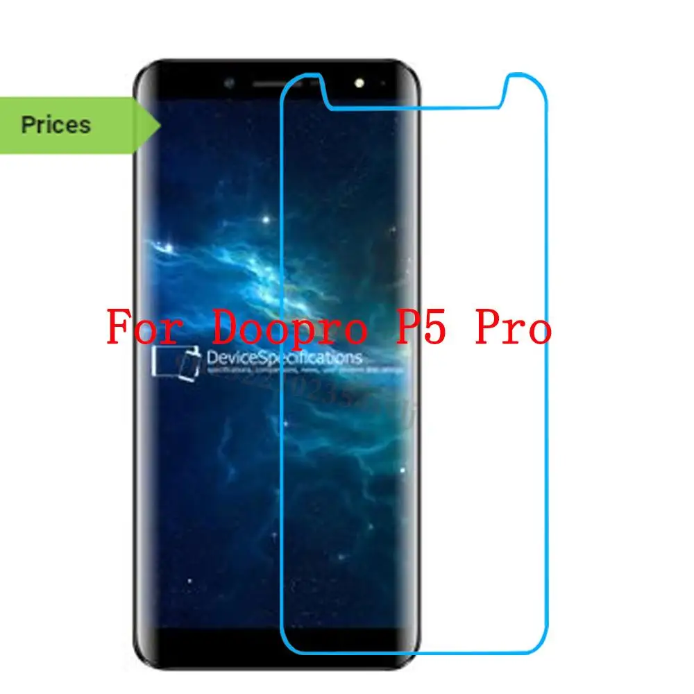 2.5D 0.26mm Ultra Thin Tempered Glass For Doopro P5/P5 Pro Toughened Screen Protector Film Protective Screen Case Universal