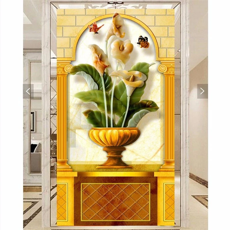 custom wall paper papel de parede 3d mural Continental Tarot vase covering Home Decor wallpaper For Living Room papier peint