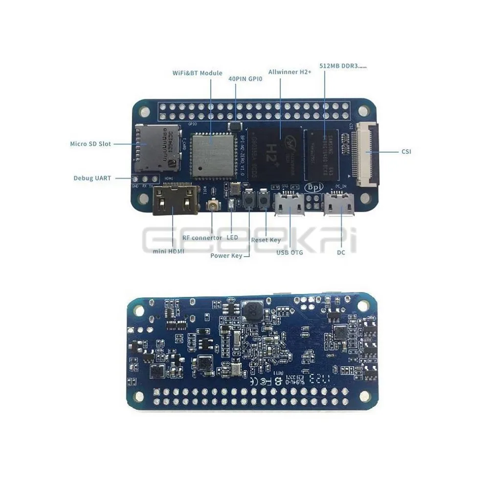 Banana Pi BPI-M2 Zero Quad Core scheda di sviluppo Computer a scheda singola