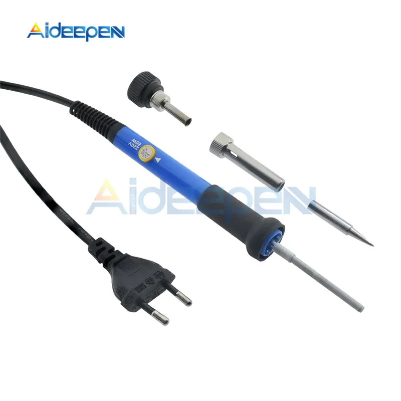 110/220V 60W Adjustable Temperature Electric Soldering Iron Handle Heat Pencil Soldering Iron Welding Solder Rework Station Tool