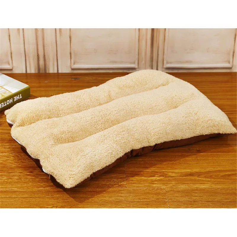 Shu Velveteen Pet Dog Sleep Bed Warm Pet Cushion for Small Large Dogs Cats Winter Dogs Sofa Pet Kennel S M L Sizes Available