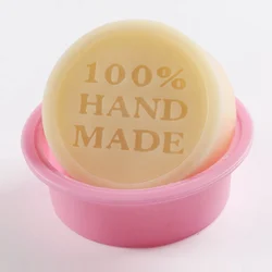 High Quality 100% Hand Made Round DIY Silicone Mold Soap Mold Form Mould Fondant Cake Decorating Tools Home Kitchen Supplies