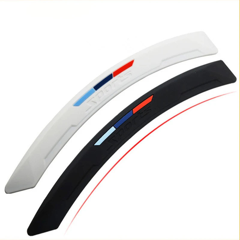 Car Wheel Eyebrow Protection Front Rear Body Bumper Protector Car Styling Accessories For ALFA ROMEO 147 159 156 mito giulietta