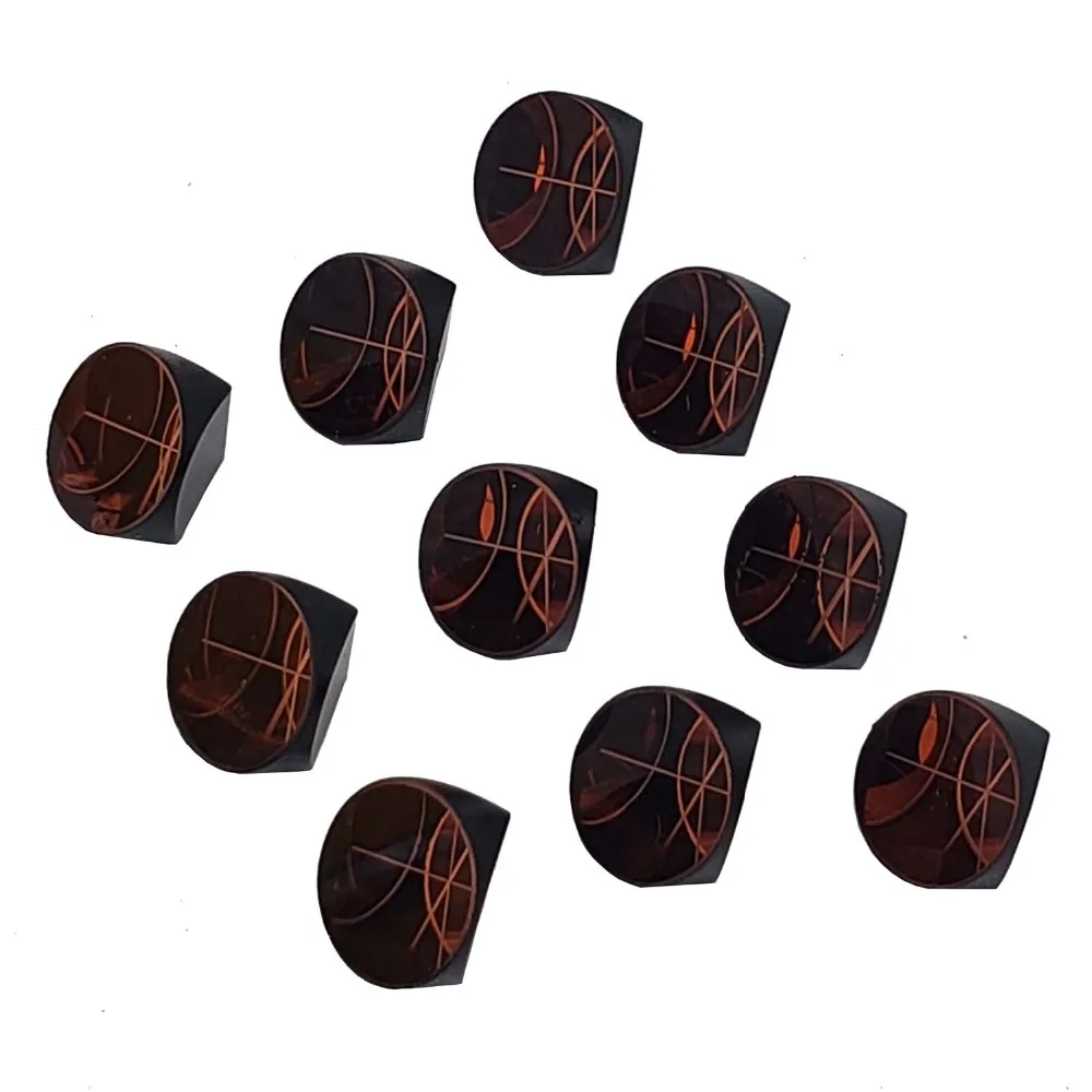 

10pcs Copper Coated half inch Corner Cube Prism 12.7mm Trihedral Retroreflector