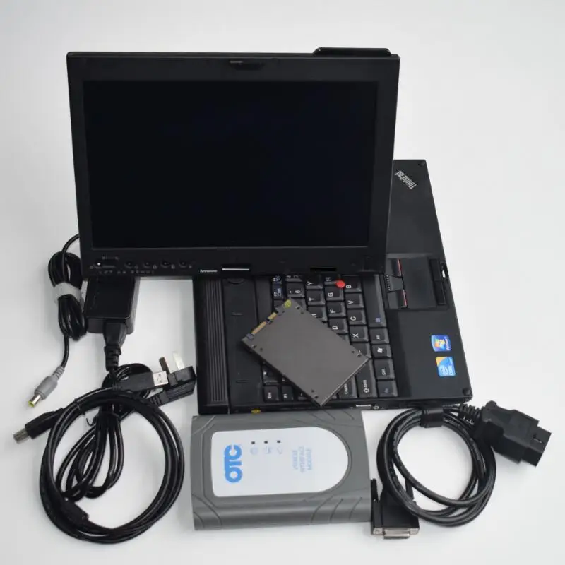 

for t oyota it3 otc with laptop x200t 4gb ram Diagnostic Tool Global Techstream GTS OTC ssd ready to work