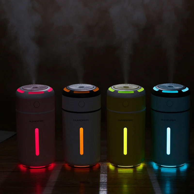 New Mini Colorful light humidifier Essential Oil Diffuser Aroma Lamp LED Night Light USB Ultrasonic Fogger Car air freshener