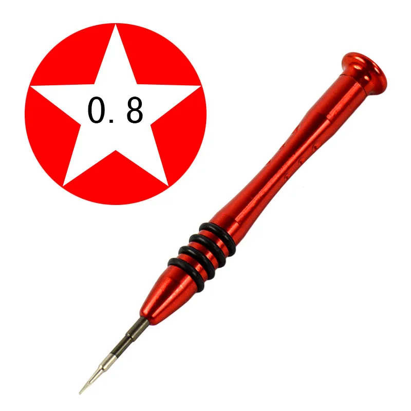 Precision P2 Pentalobe Screwdriver for iPhone 7 6s 5s 5c 5 4s 4 Bottom Star 0.8mm Screws Opening Repair Tools