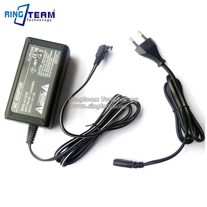 Wholesale 10Sets/Lot AC-PW10AM PW10AM AC Power Adapter for Sony Digital Camera Alpha A58 A99 A57 A77 II DSLR-A100 A200 A230 A290