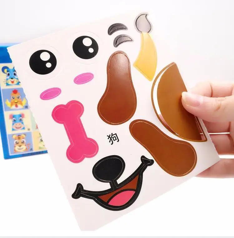 Children's 3D DIY Handmade Paper Cups Sticker Kit