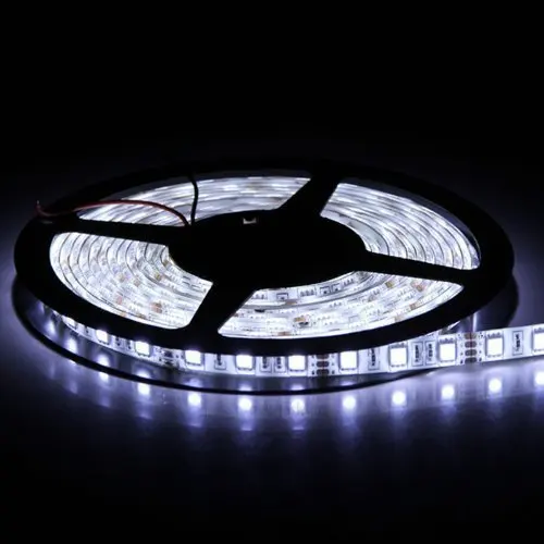 

16.4FT 5M SMD 5050 Waterproof IP65 300LEDs White/WW/R/G/B LED Flash Strip Light LED Flexible Ribbon Lighting Strip 12V 60W