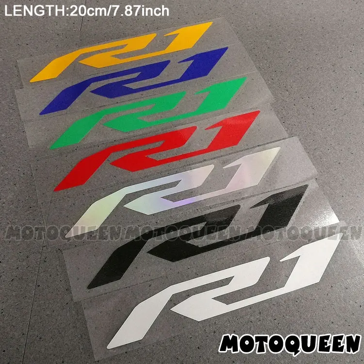 Reflective Motorcycle Wheels Fairing Helmet Tank Pad Decoration Logo Accessories Stickers Decals For YAMAHA YZF-R1 R1 YZF1000