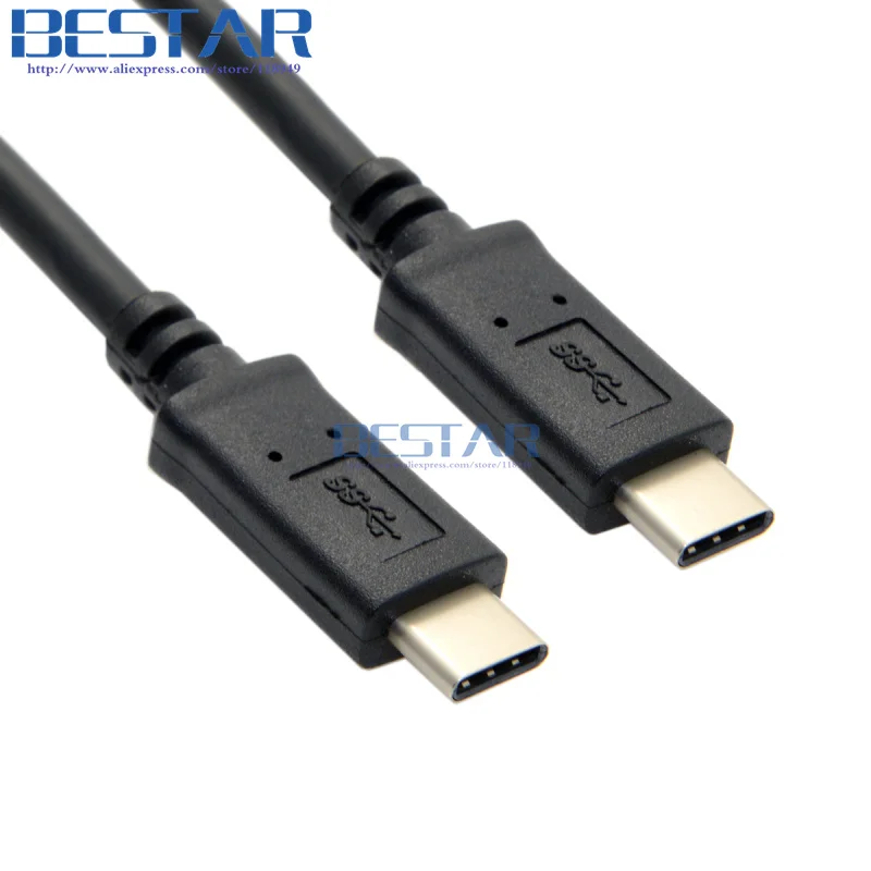 Reversible USB 3.1 Type-C Cable 10Gbps Male to Male 30cm/1m/2m/3m Data Charge Audio Sync for Laptop/Tablet