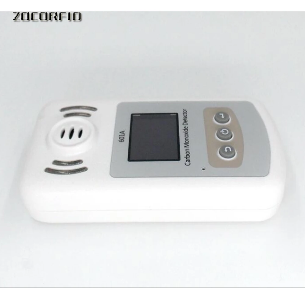 Handheld Carbon Monoxide Meter High Precision CO Gas Analyzer Tester Monitor Detector LCD Display Sound + Light Alarm 0-1000ppm