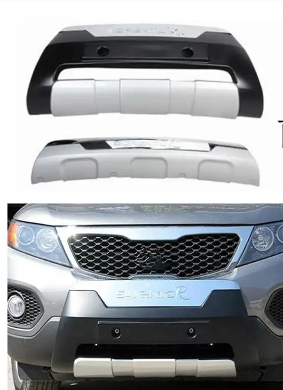 

Для 2010-2012 KIA Sorento, Высококачественная хромированная накладка на передний и задний бампер из АБС-пластика для стайлинга автомобиля