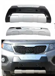 For 2010-2012 KIA Sorento ,Car styling High quality plastic ABS Chrome Front+Rear bumper cover trim