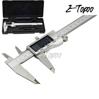 Metal 8 Inch 200mm Metal Electronic Digital Vernier Caliper 0-200mm Metal Casing Digital Caliper Micrometer Measuring