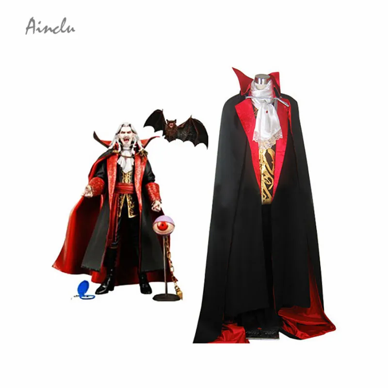 

Ainclu Top Selling Cosplay Castlevania Vampire Dracula Halloween Cosplay Costume Vampire Costume Adult Costumes Kid Costumes