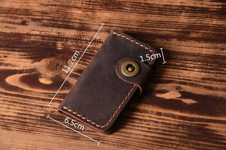 100% Handmade Vintage Genuine Leather Key Holder Men Leather Key Wallet Men key case Women key organizer Fashion pouch Bag