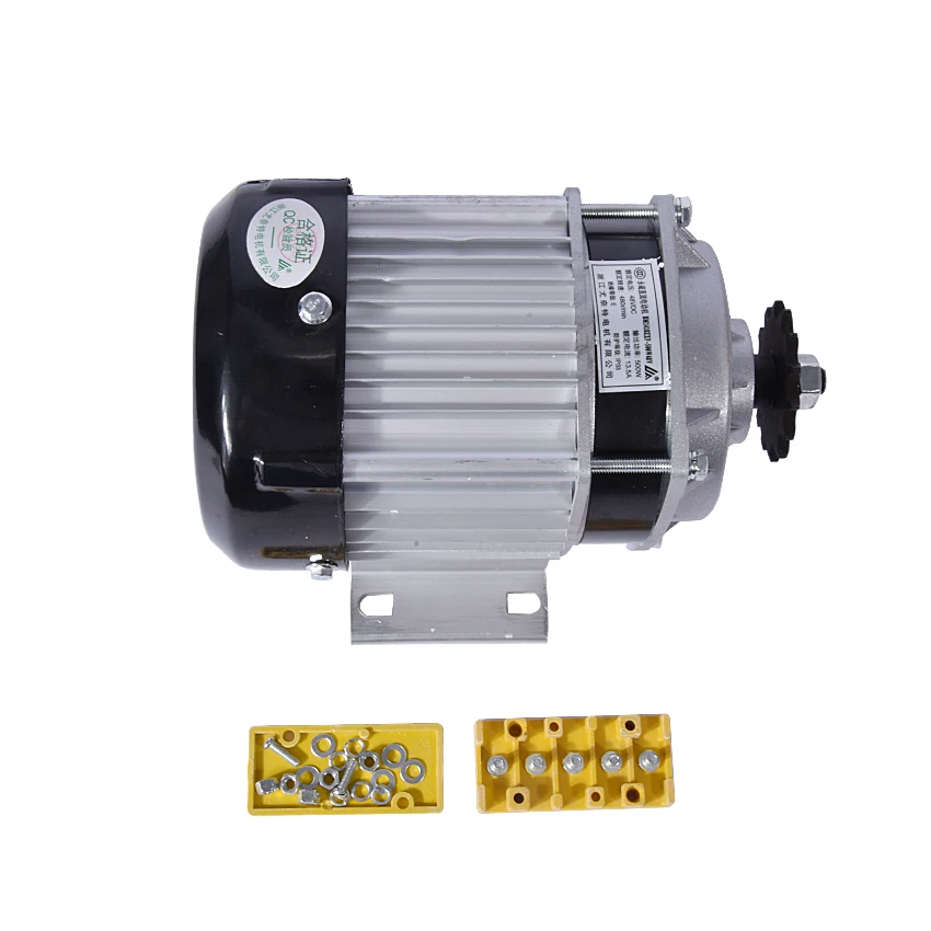 Permanent magnet DC deceleration brushless motor  48V 500W  electric tricycle with 2800rpm BM1418