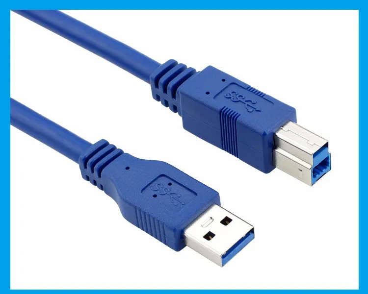 USB 3.0 A Male AM to USB 3.0 B Type Male BM USB3.0  For printer scanner HDD 0.3M 0.6M 1M 1.5M 1.8M 3M 5M  Cable