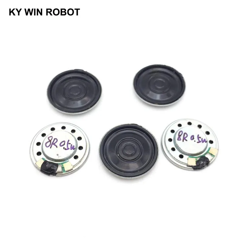 5pcs/lot New Ultra-thin Mini speaker 8 ohms 0.5 watt 0.5W 8R speaker Diameter 20MM 2CM thickness 3MM