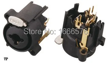 

wholesale 50PCS/LOT pcs FEMALE SOCKET, XLR-1/4" JACK With LOCK - 414