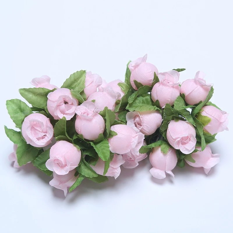 36/72/PCs Mini Künstliche Blumen Seide Rose Blumenstrauß Für Hochzeit Party Dekoration DIY Kranz Sammelalbum Zubehör – Detail 21