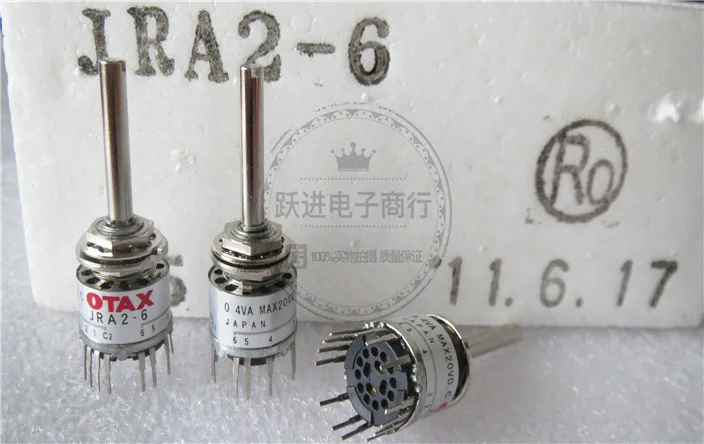 

Original new 100% rotary switch JRA2-6 conversion switch band switch 2 knife 6 gear switching power switch 0.4VA 14pin