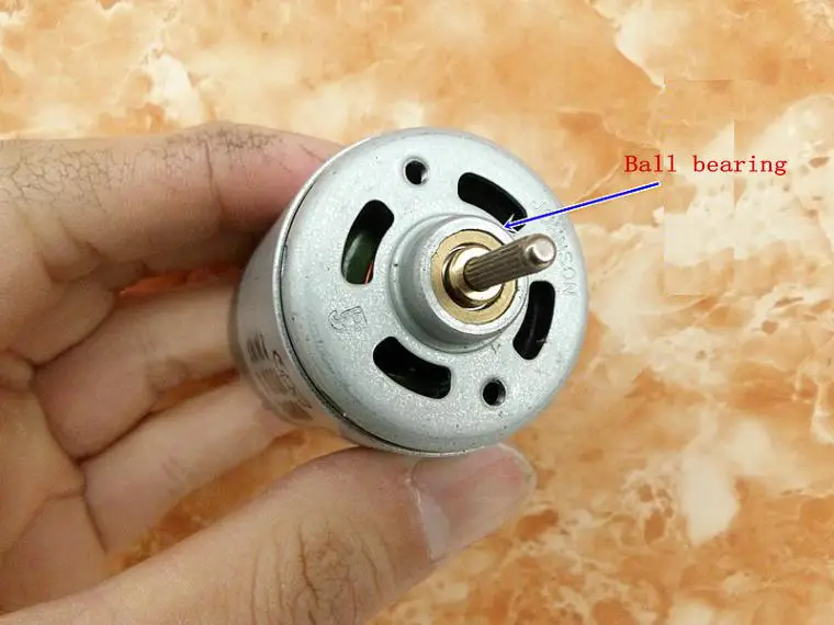 High speed strong magnetic 545 motor 6V-12V front ball bearing electric tool motor Dechang electric motor /DIY power source