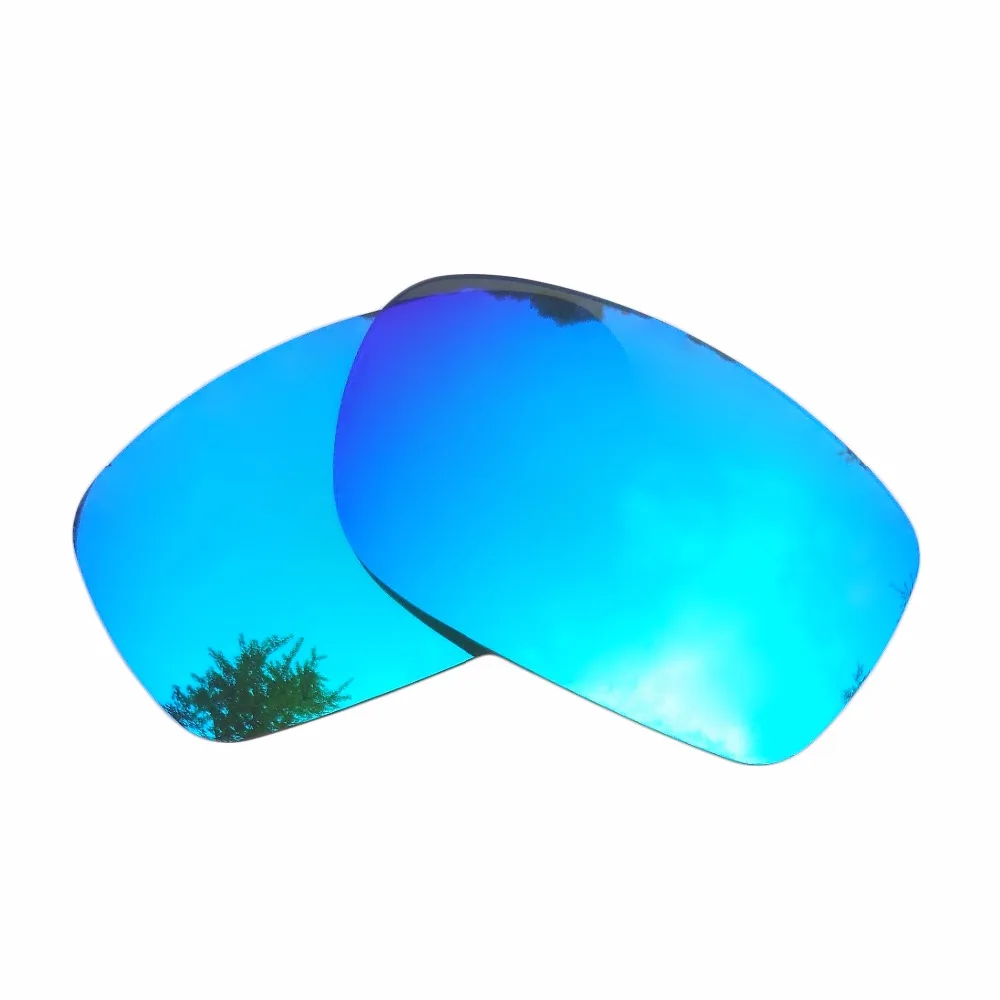 

Ice Blue Mirrored Polarized Replacement Lenses for Fives Squared Sunglasses Frame 100% UVA & UVB