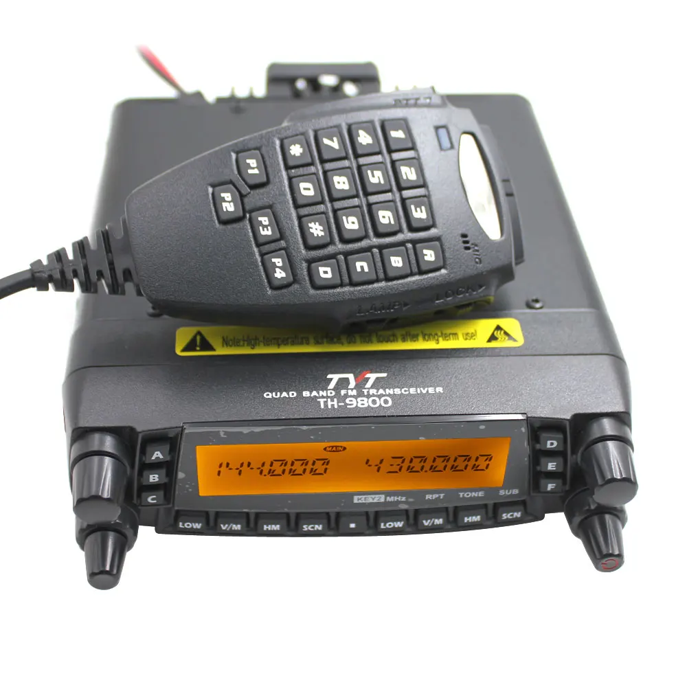 TYT-repetidor de pantalla Dual de 50W, transceptor VHF UHF, Radio bidireccional para coche, camión y vehículo, versión 2011A, TH9800 TH-9800