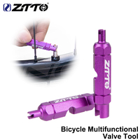 ZTTO Aluminum Alloy Bicycle Multifunctional Valve Tools For MTB Road Bike Schrader/Presta Tube Core Disassemble Removal Wrench